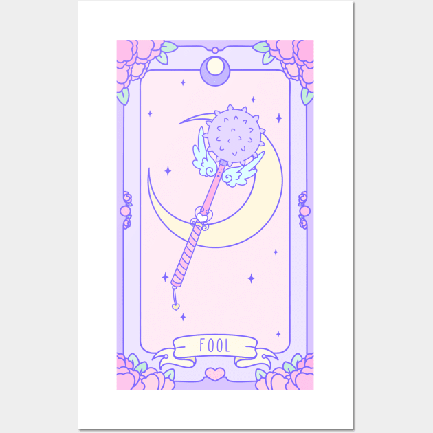 Fool - Pastel Tarot Wall Art by Cosmic Queers